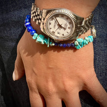 Load image into Gallery viewer, Tranquility Bracelet | Turquoise | Lapis Lazuli | Sterling Silver