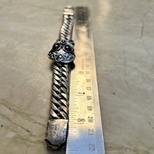 Load image into Gallery viewer, All in the Head Bracelet | Garnet | Sterling Silver