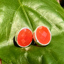 Load image into Gallery viewer, Hema Earrings | Carnelian | Sterling Silver