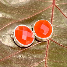 Load image into Gallery viewer, Hema Earrings | Carnelian | Sterling Silver