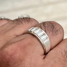 Load image into Gallery viewer, Livin on the Edge Ring | Swarovski CZ | Sterling Silver