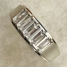 Load image into Gallery viewer, Livin on the Edge Ring | Swarovski CZ | Sterling Silver