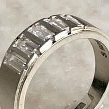 Load image into Gallery viewer, Livin on the Edge Ring | Swarovski CZ | Sterling Silver