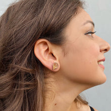 Load image into Gallery viewer, Aadhya Earrings | Citrine | Sterling Silver