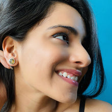 Load image into Gallery viewer, Ekiya Earrings | Labradorite | Sterling Silver