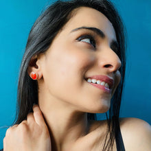 Load image into Gallery viewer, Hema Earrings | Carnelian | Sterling Silver