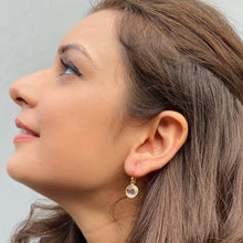Load image into Gallery viewer, Jhalak earrings | Crystal Quartz