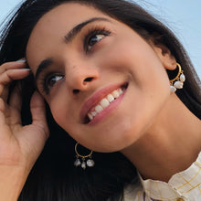 Load image into Gallery viewer, Lajita Earrings | Keshi Pearl | 18k gold plated