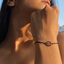 Load image into Gallery viewer, Om Bracelet | Rose Gold Plated Sterling Silver