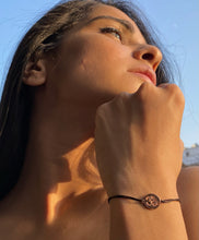 Load image into Gallery viewer, Om Bracelet | Rose Gold Plated Sterling Silver