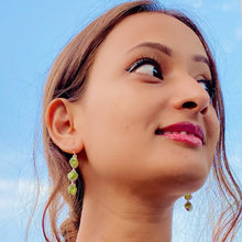 Load image into Gallery viewer, Turvi Earrings | Peridot | 925 sterling silver