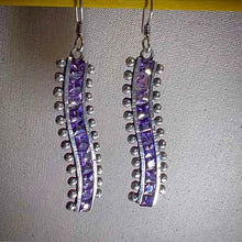 Load image into Gallery viewer, Lavender Bliss Earrings | Amethyst | Sterling Silver
