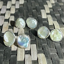 Load image into Gallery viewer, Dew Drop Earrings | Keshi Pearl | Sterling Silver

