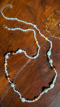 Load image into Gallery viewer, Pearlescent Necklace | Baroque Pearls | Natural Metallic hues
