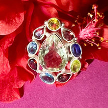 Load image into Gallery viewer, Aurora Ring | Prasiolite | Topaz | Garnet | Peridot | Citrine
