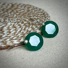 Load image into Gallery viewer, Verte Earrings | Green Onyx | Sterling Silver
