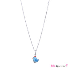 Load image into Gallery viewer, Sterling Silver light blue chick pendant on a sterling silver chain measuring 14&quot; and an adjustable chain of 2&quot; to increase length to 16&quot;. A fun yet stylish accessory for birthday parties and play dates.
