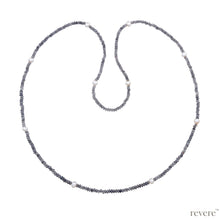 Load image into Gallery viewer, Featuring a lovely hand-knotted dyed jade necklace embellished with white freshwater pearl.
