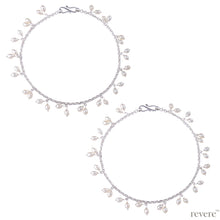 Load image into Gallery viewer, Nazneen Anklets | Pearl | Sterling Silver
