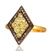 Load image into Gallery viewer, Chavvi ring | Peridot | CZ
