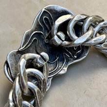 Load image into Gallery viewer, All in the Head Bracelet | Garnet | Sterling Silver
