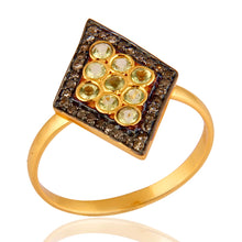 Load image into Gallery viewer, Chavvi ring | Peridot | CZ
