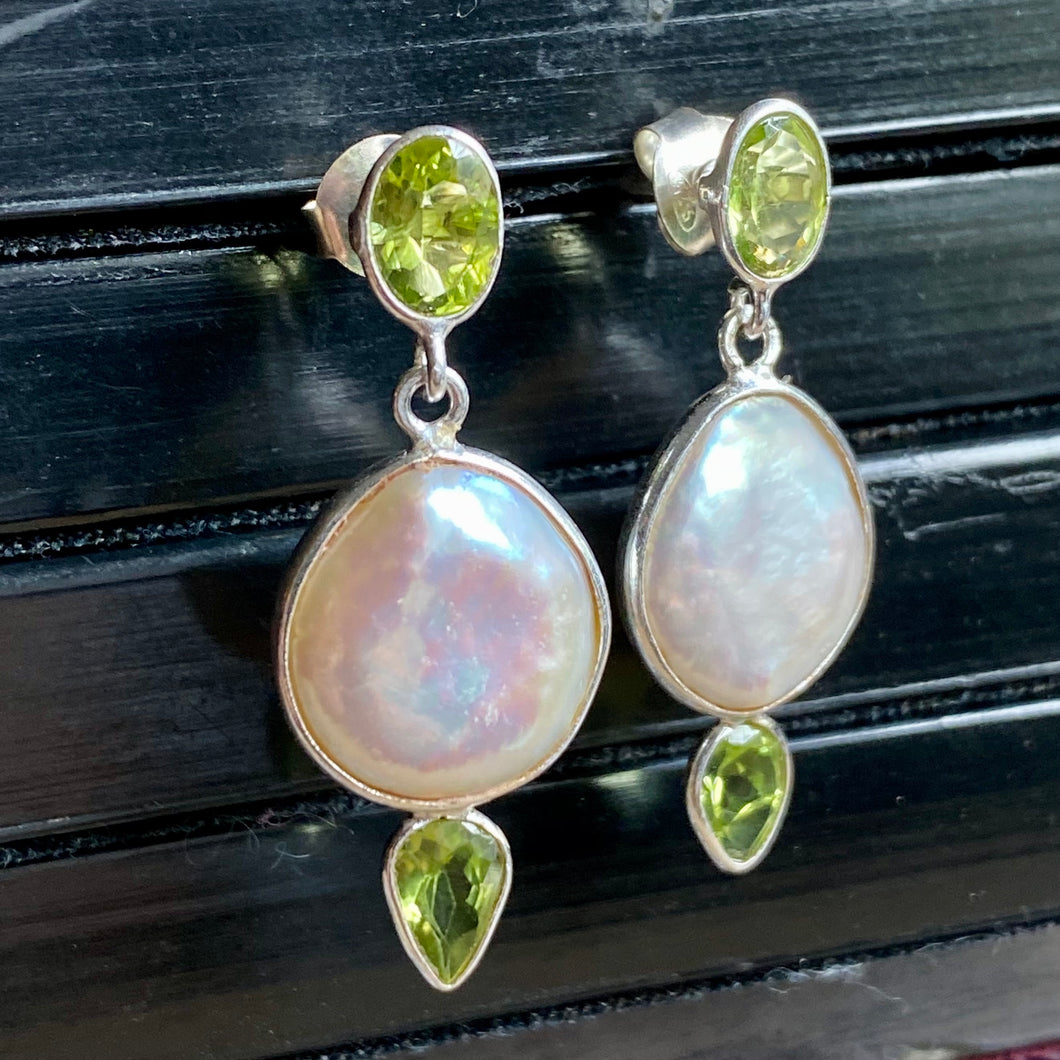 Azal Earrings | Peridot