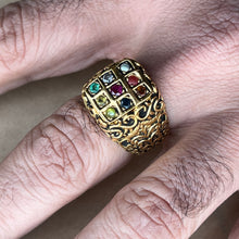 Load image into Gallery viewer, Navratan Heritage ring

