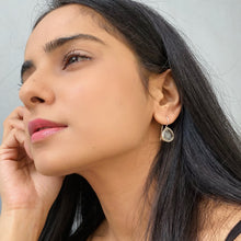 Load image into Gallery viewer, Bina Earrings | Crystal Quartz | Sterling Silver
