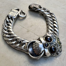 Load image into Gallery viewer, All in the Head Bracelet | Garnet | Sterling Silver
