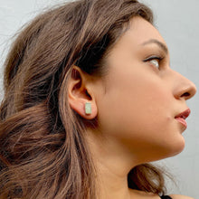 Load image into Gallery viewer, Garima Earrings | Aquamarine | 925 sterling silver
