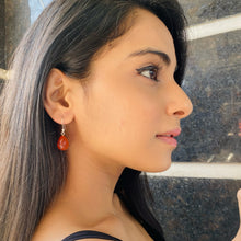 Load image into Gallery viewer, Heena Earrings | Carnelian | Sterling Silver
