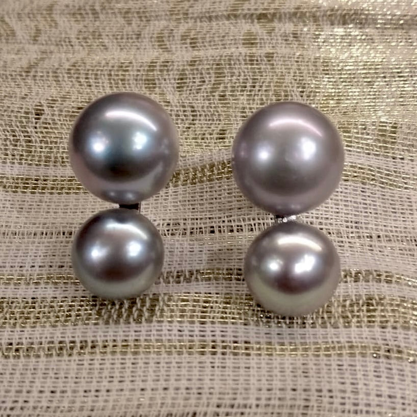 Mithuna Earrings | Pearl | 925 sterling silver