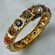 Load image into Gallery viewer, Navratan Cuff | Natural Navratan gemstones
