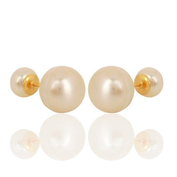 Meher Earrings | Pearl | 18k gold plated sterling silver