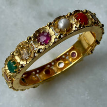 Load image into Gallery viewer, Navratan Cuff | Natural Navratan gemstones
