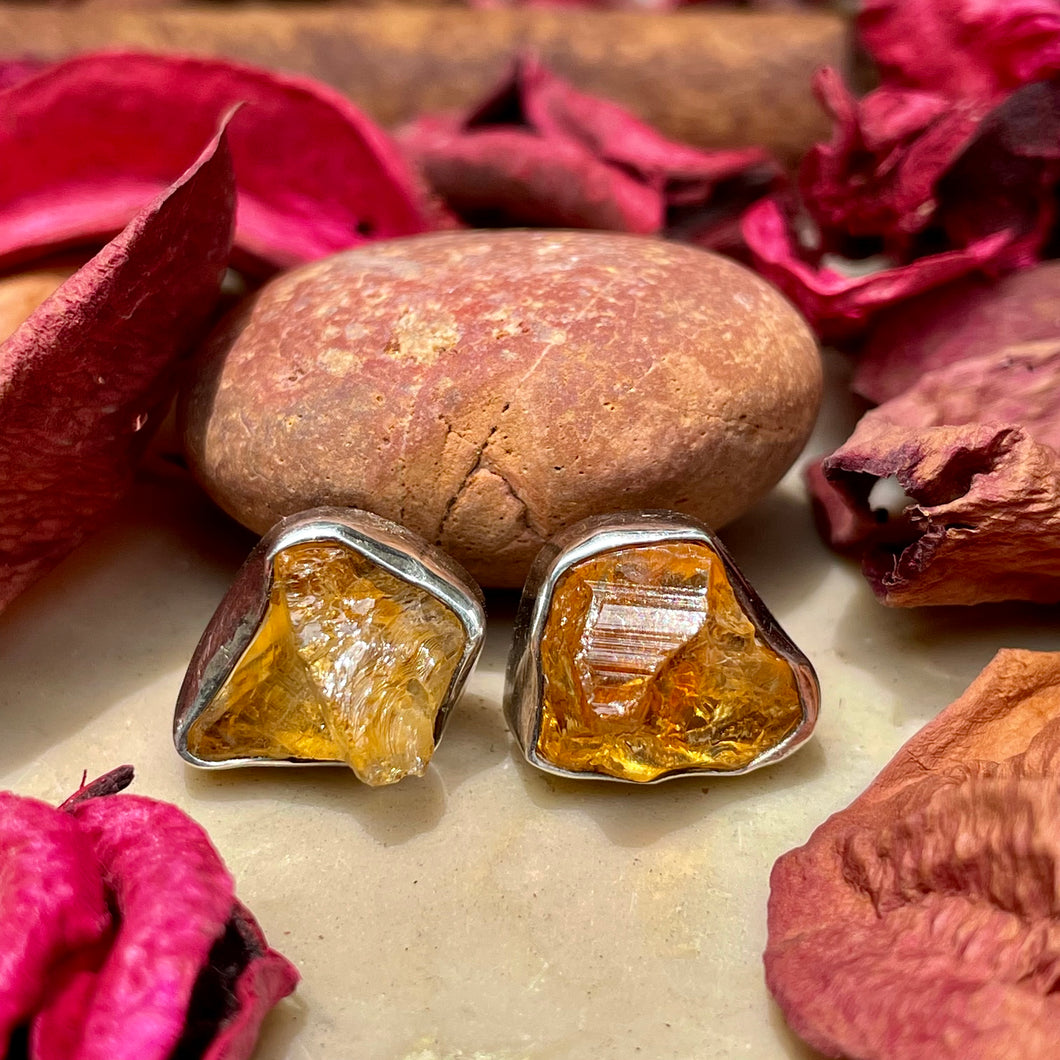 Aadhya Earrings | Citrine | Sterling Silver
