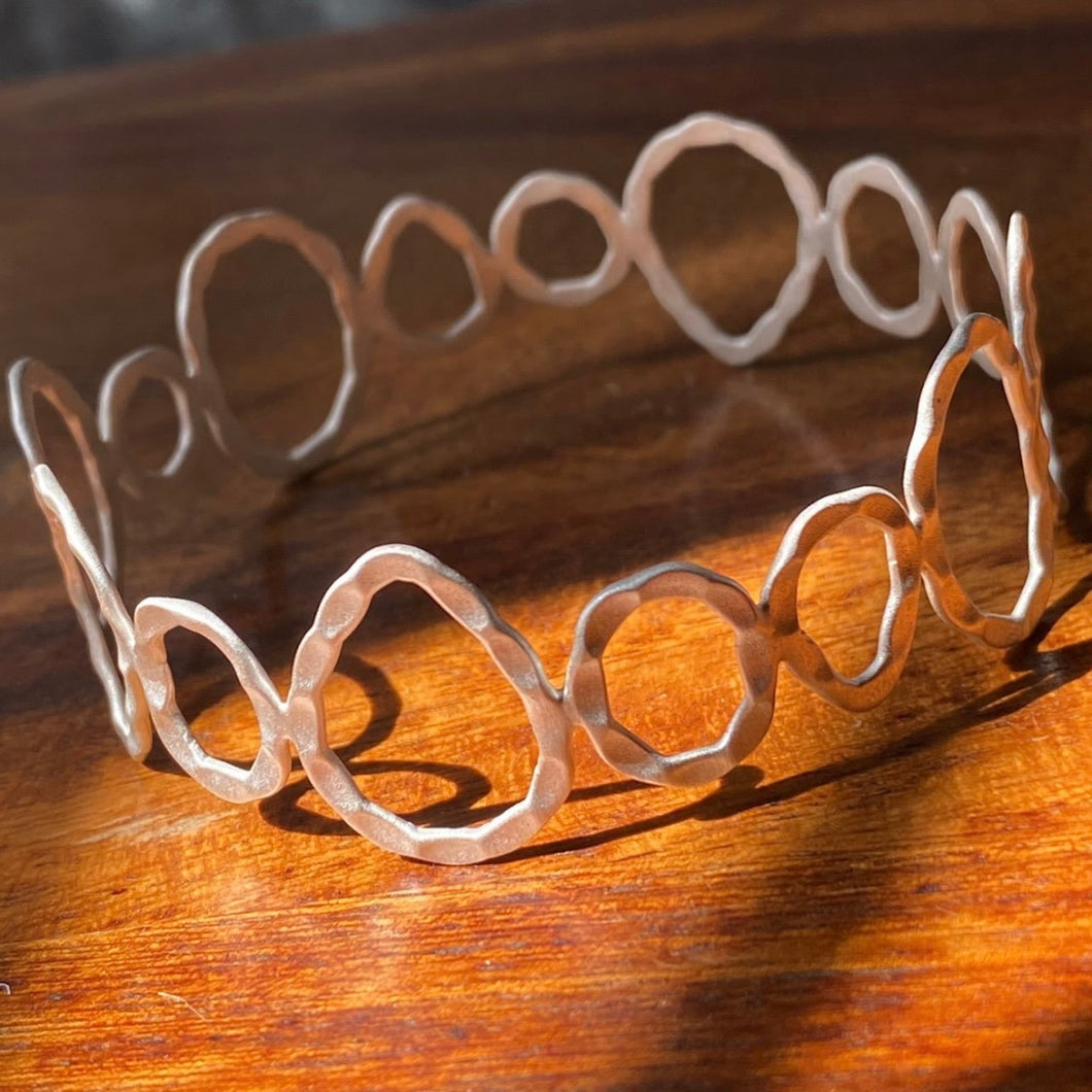 Lopa cuff bangle | Silver
