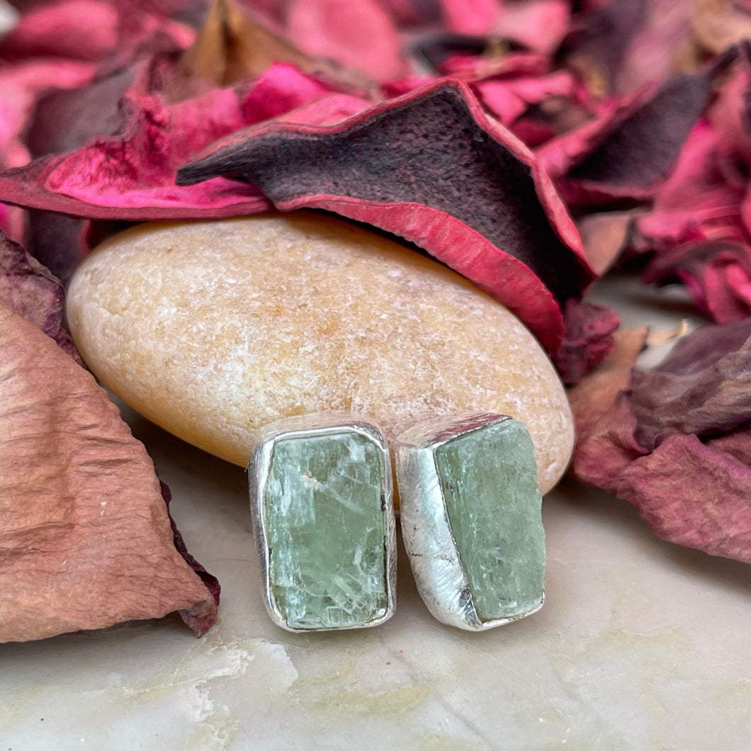 Garima Earrings | Aquamarine | 925 sterling silver