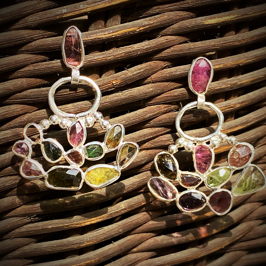Ambuj Earrings | Tourmaline