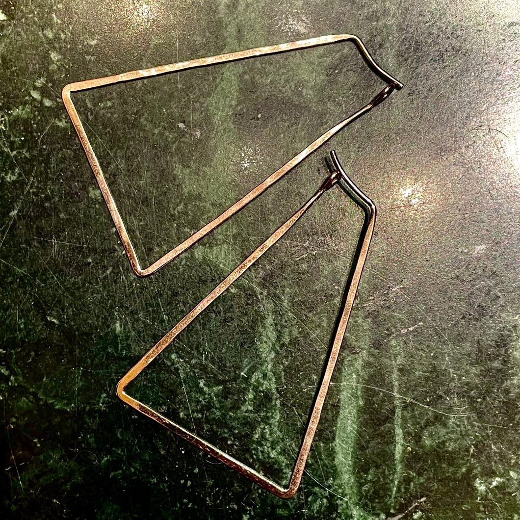 Omisha earrings | Rose gold sterling silver