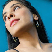 Load image into Gallery viewer, Jasmeet Earrings | Lemon Quartz | Sterling Silver
