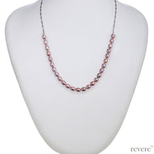 Load image into Gallery viewer, Pink pearls with a twist of sterling silver.. It surprises you..&quot;Perfection&quot; is just that..
